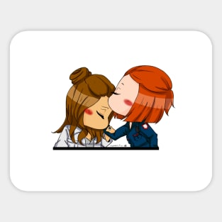 Forehead Kiss Sticker